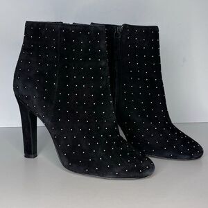 Joie Hachiro black gold studded booties  size 37 1/2